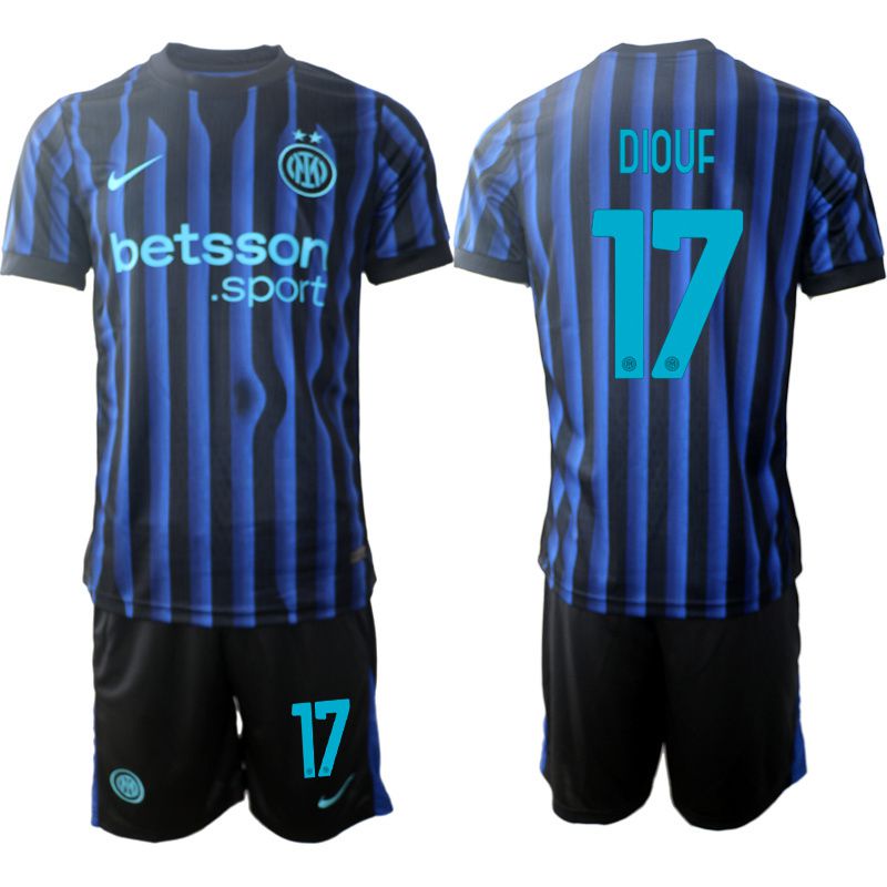 Men 2025-2026 Club Inter Milan CF home Black #17 Soccer Jersey